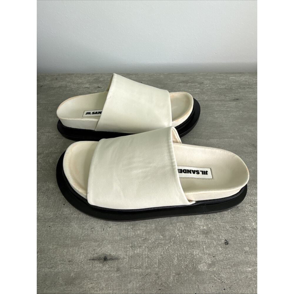 JIL SANDER-Women's Puffy Leather Sandal/Slide-Size EU 36/US 6-New w/Defects